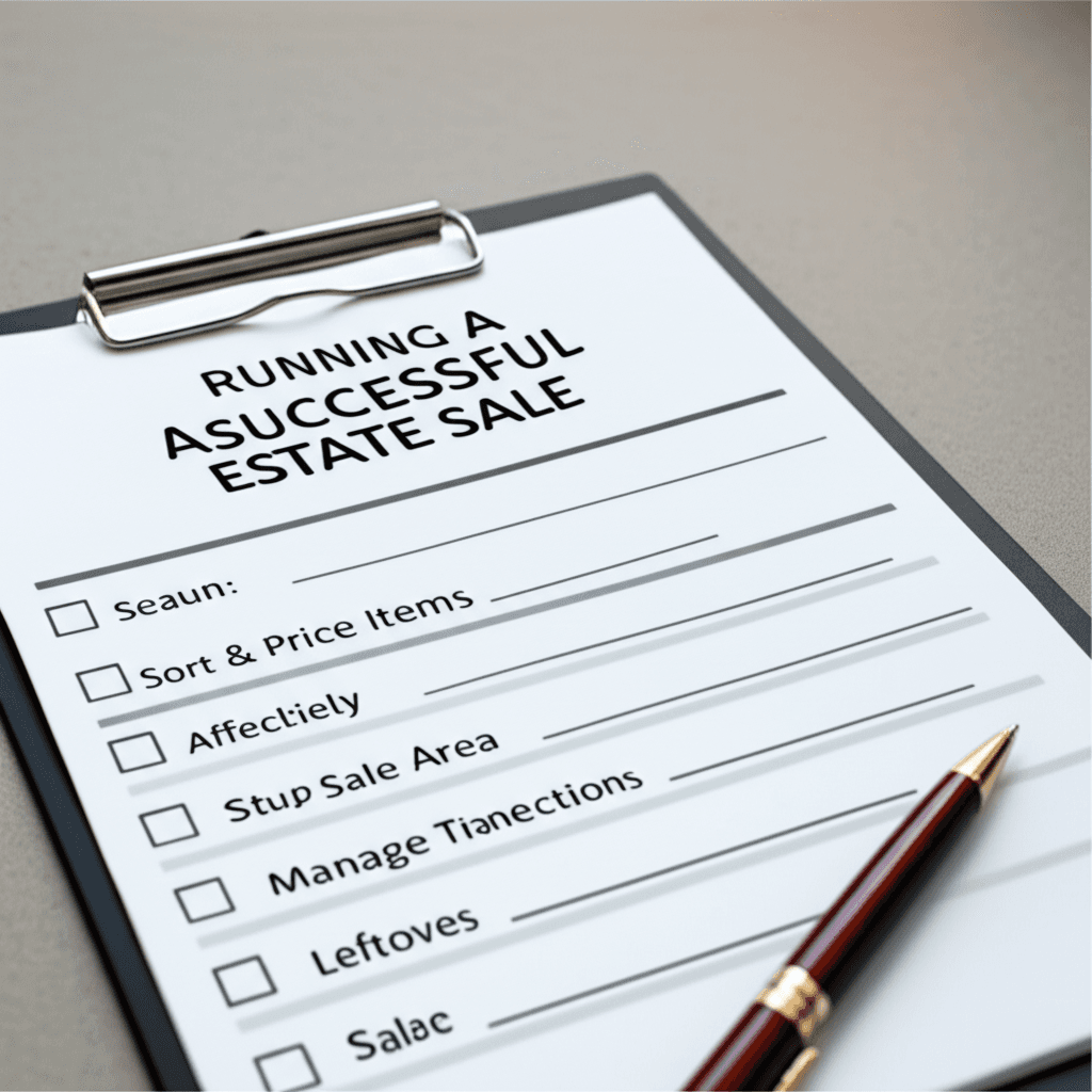 How to Run an Estate Sale: 12 Simple Tips for Netting More Cash - Estate sale guide and tips