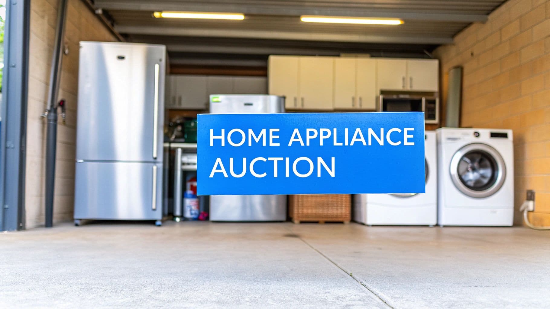 A Guide to Running a Profitable Home Appliance Auction - Estate sale guide and tips