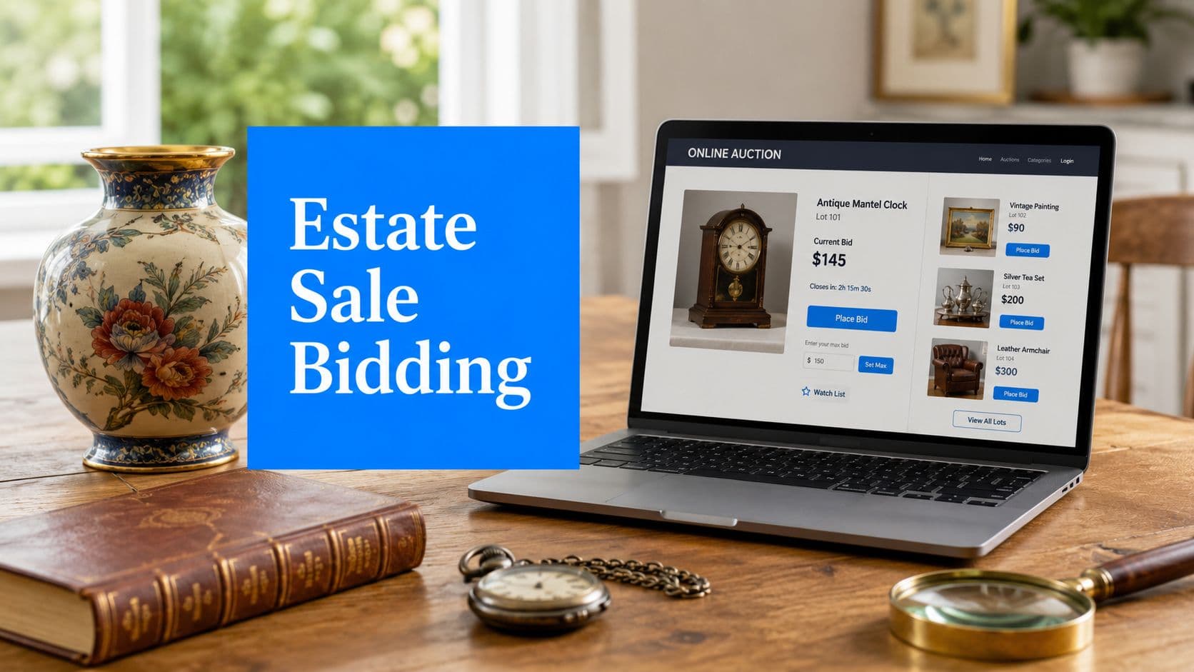 Online Auction Bidding Software: Profitable Estate Sales - Estate sale guide and tips