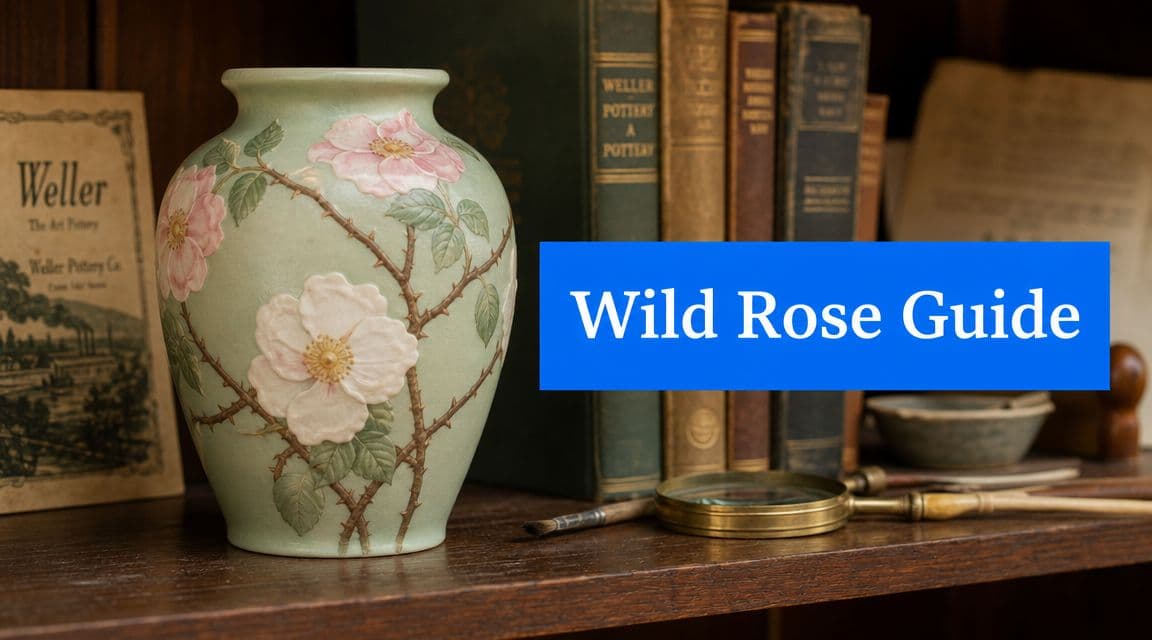 Weller Pottery Wild Rose Pattern: An Expert Guide - Estate sale guide and tips