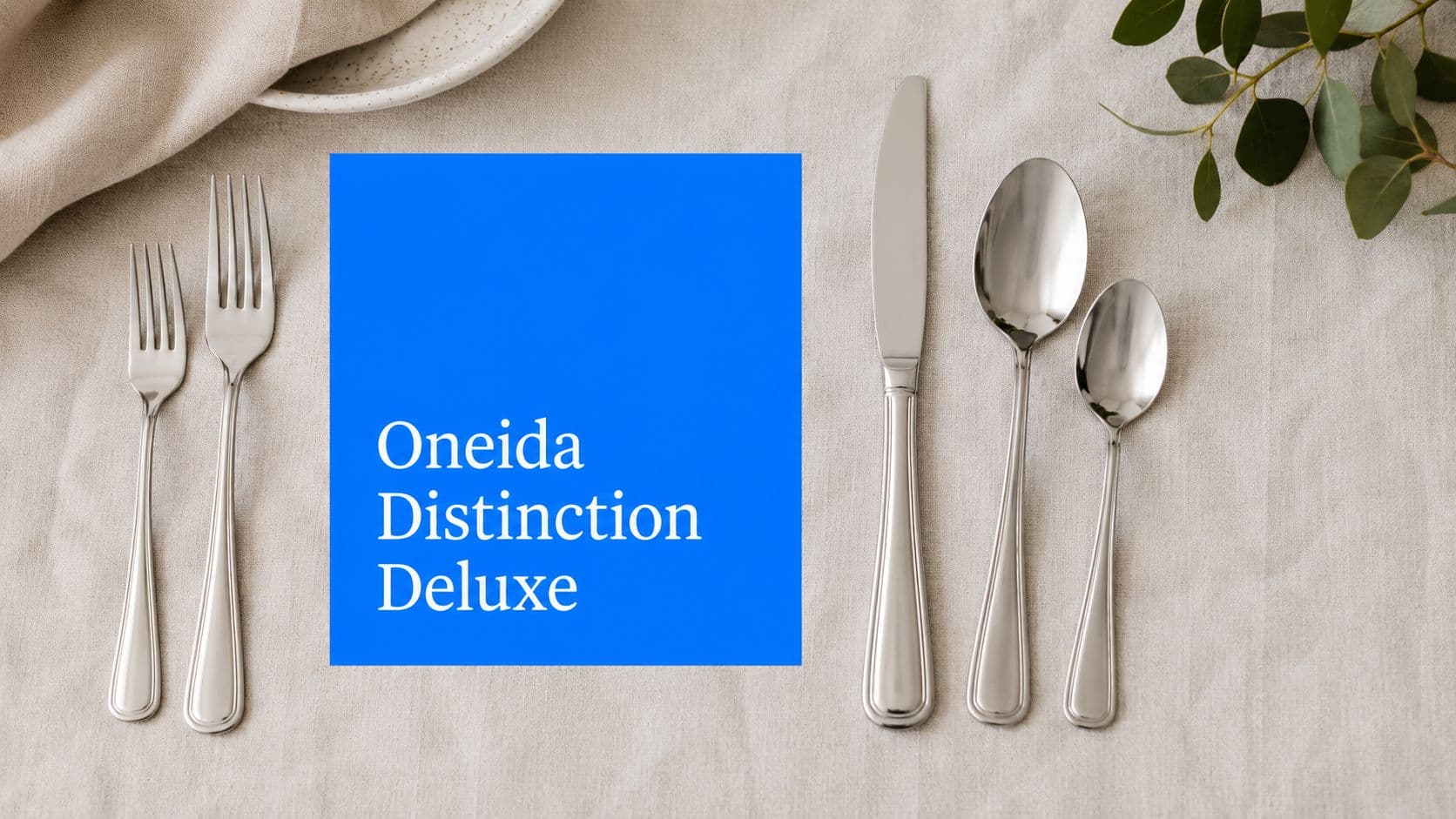 Distinction Deluxe Stainless Steel by Oneida HH: A Complete - Estate sale guide and tips