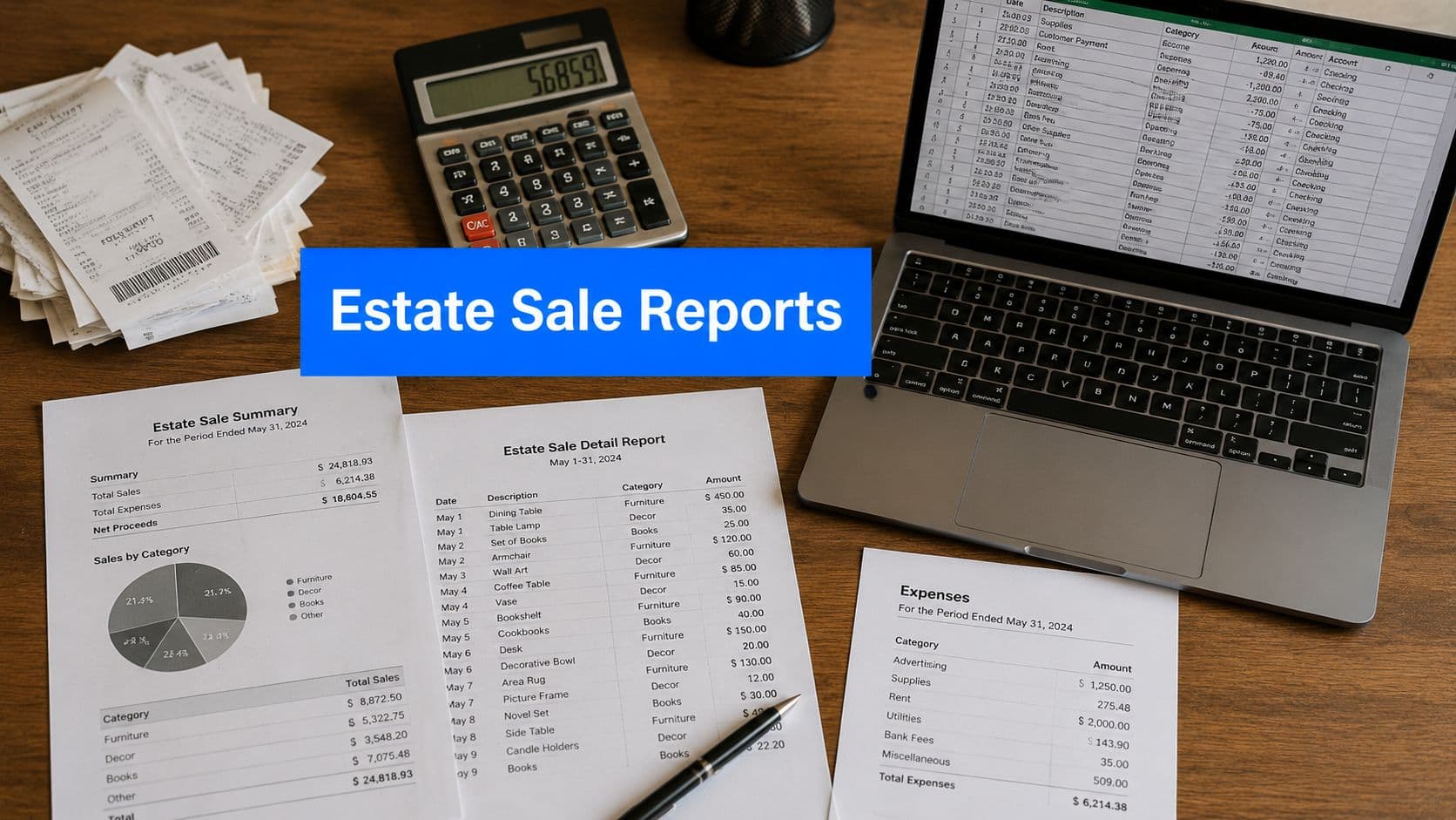 How to Prepare Financial Reports for an Estate Sale - Estate sale guide and tips